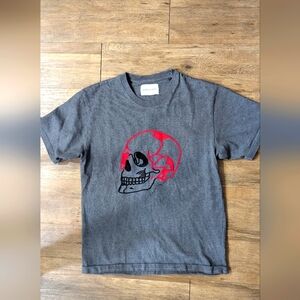 Kooples Grey Color Half sleeves T-shirt